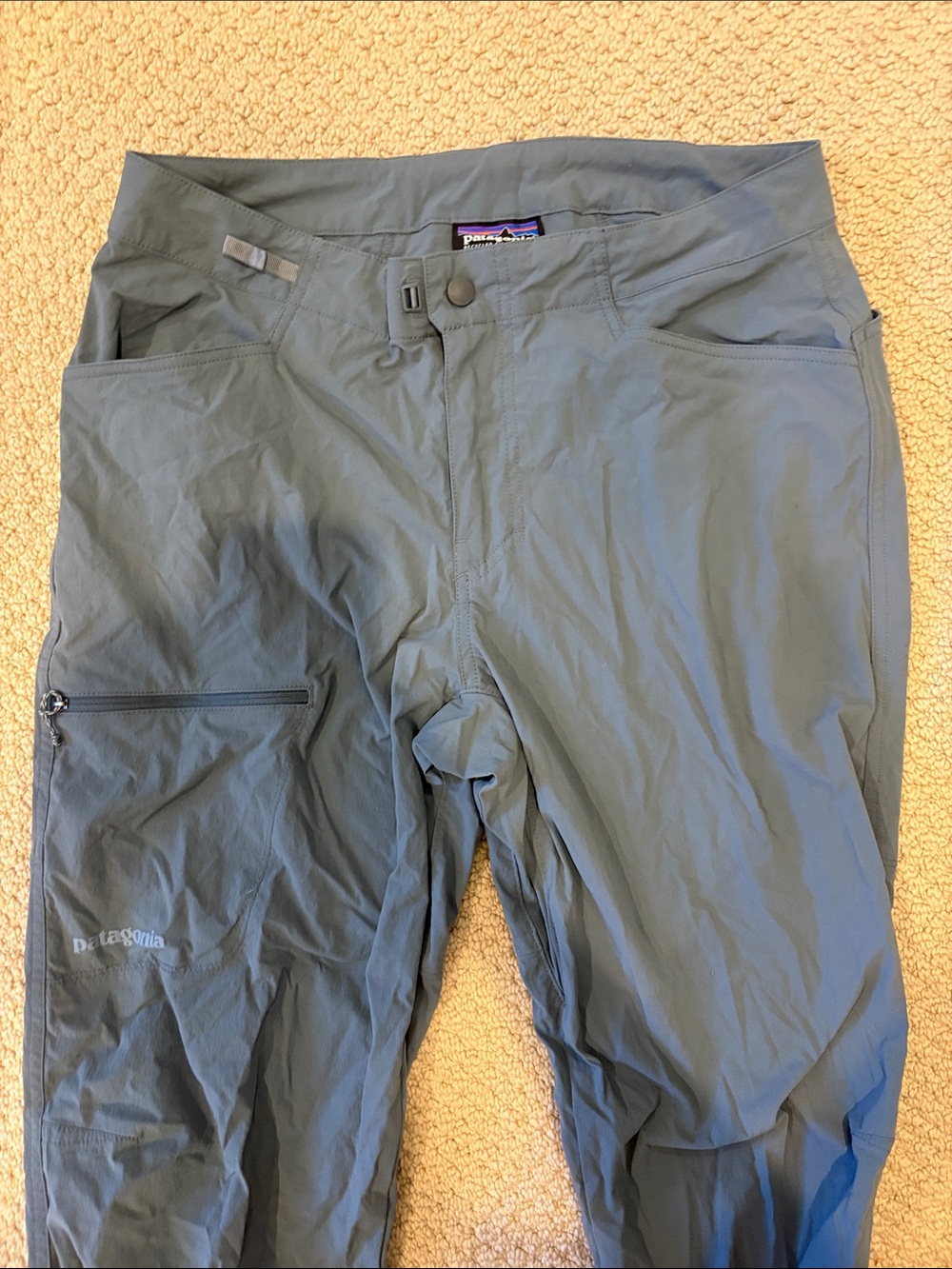 Patagonia Slate Blue Outdoor Pants Mens